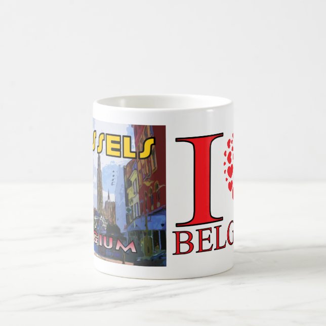 Brussels, Visit Belgium Coffee Mug (Center)
