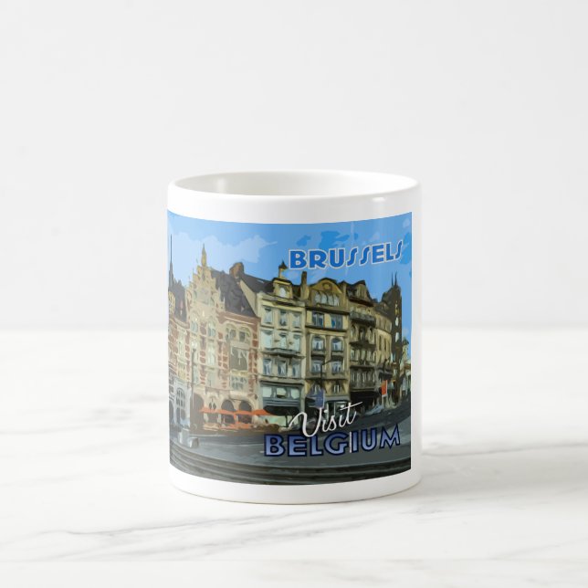 Brussels, Visit Belgium... Coffee Mug (Center)