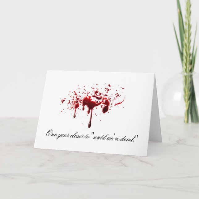 Brutal Anniversary Card (Front)