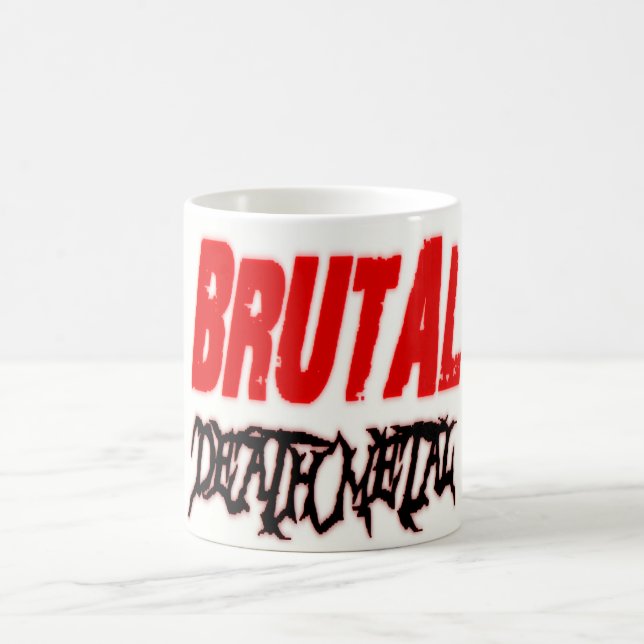 Brutal Death Metal - "Mug" Coffee Mug (Center)