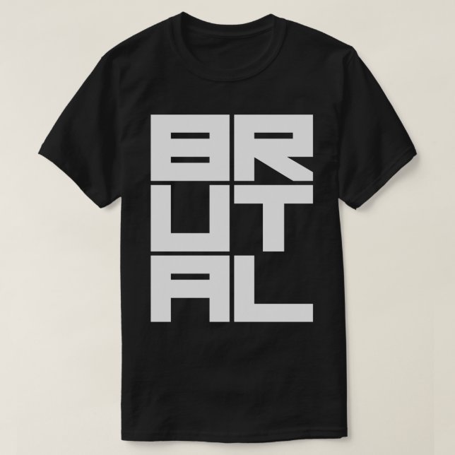 Brutal logo T-Shirt (Design Front)