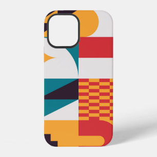 Brutalism art inspired abstract pattern made with iPhone 12 case