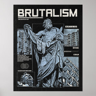 Brutalism - Brutalist Design Poster