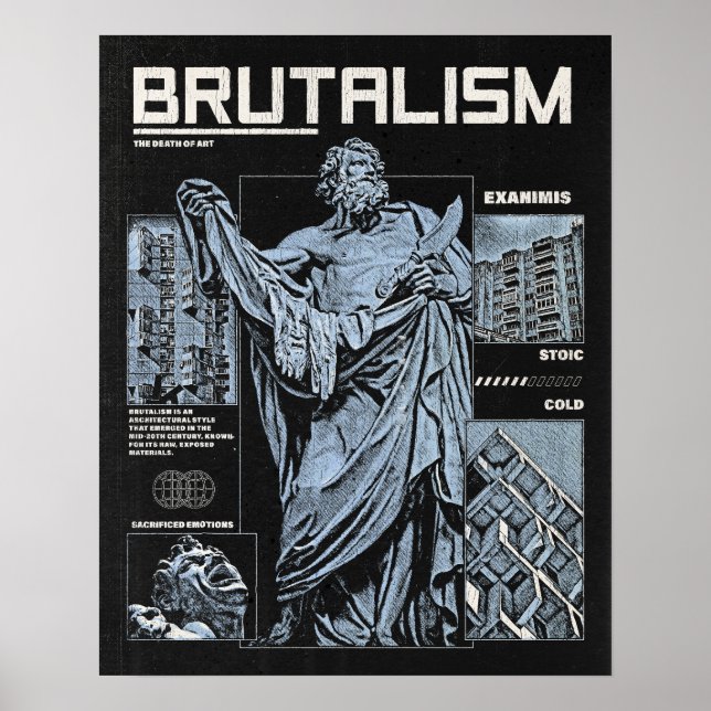 Brutalism - Brutalist Design Poster (Front)