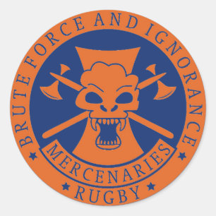 Brute Force and Ignorance 1.5 inch Stickers