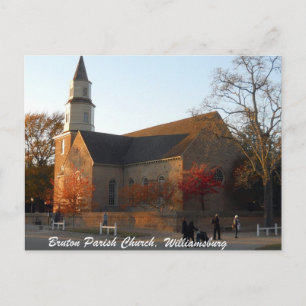 Bruton Parish Church, Williamsburg Postcard