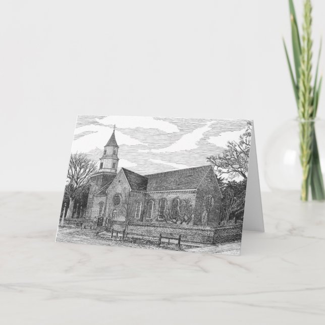 Bruton Parish Church, Williamsburg, Virginia Card (Front)