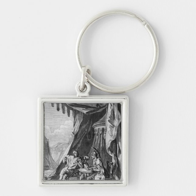 Brutus and Cassius in Brutus's Tent Key Ring (Front)