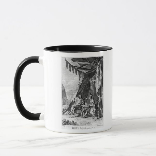 Brutus and Cassius in Brutus's Tent Mug (Left)