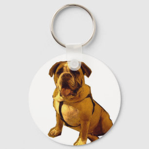 Brutus Bulldog Key Ring