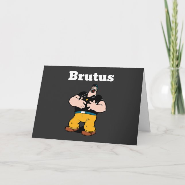Brutus Greeting Card (Front)