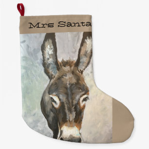 Brutus Miniature Donkey Christmas Stocking