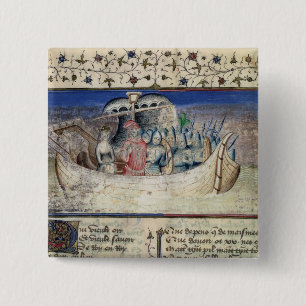 Brutus the Trojan Sets Sail for Britain, from 'The 15 Cm Square Badge