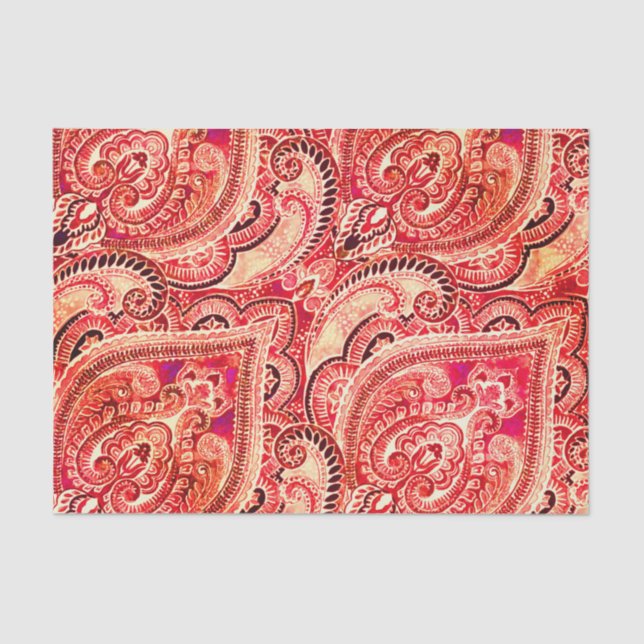 Bruxelles Apricot Tissue Paper (Front)