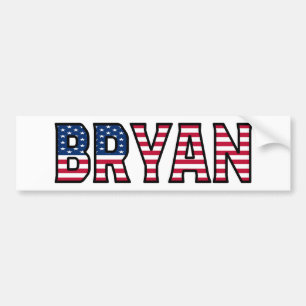 Bryan Name Vorname USA Aufkleber Sticker Auto