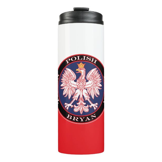 Bryan Round Polish Texan Thermal Tumbler (Front)