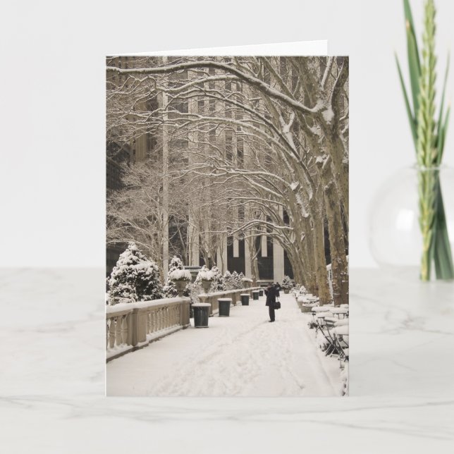 Bryant Park Winter Holiday Card (Front)
