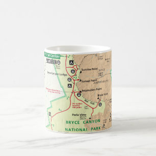 Bryce Canyon map mug