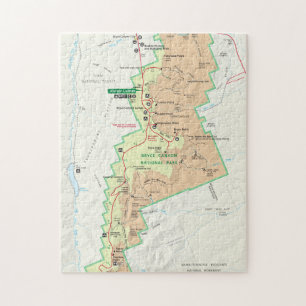 Bryce Canyon map puzzle