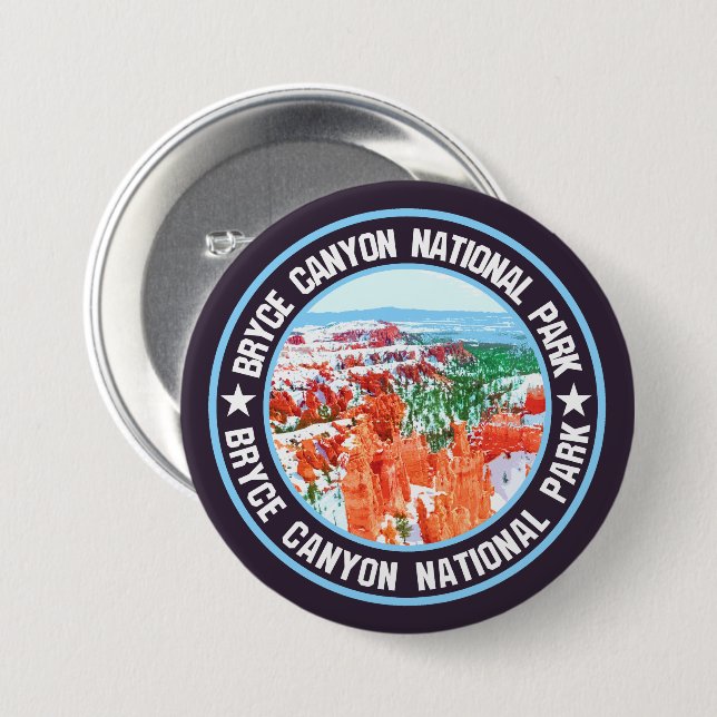 Bryce Canyon National Park                         7.5 Cm Round Badge (Front & Back)