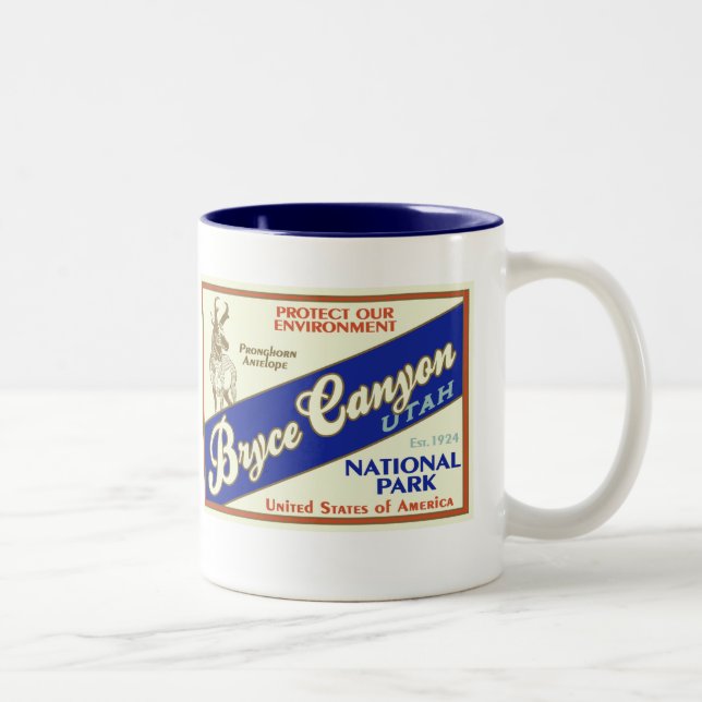 Bryce Canyon National Park (Antelope) Two-Tone Coffee Mug (Right)