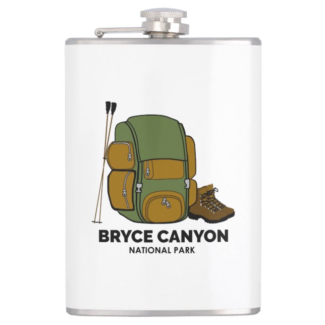 Bryce Canyon National Park Backpack Hip Flask (Front)