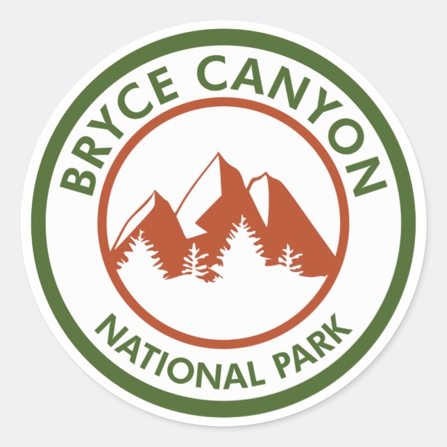 Bryce Canyon National Park Classic Round Sticker (Front)