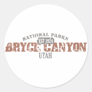 Bryce Canyon National Park Classic Round Sticker