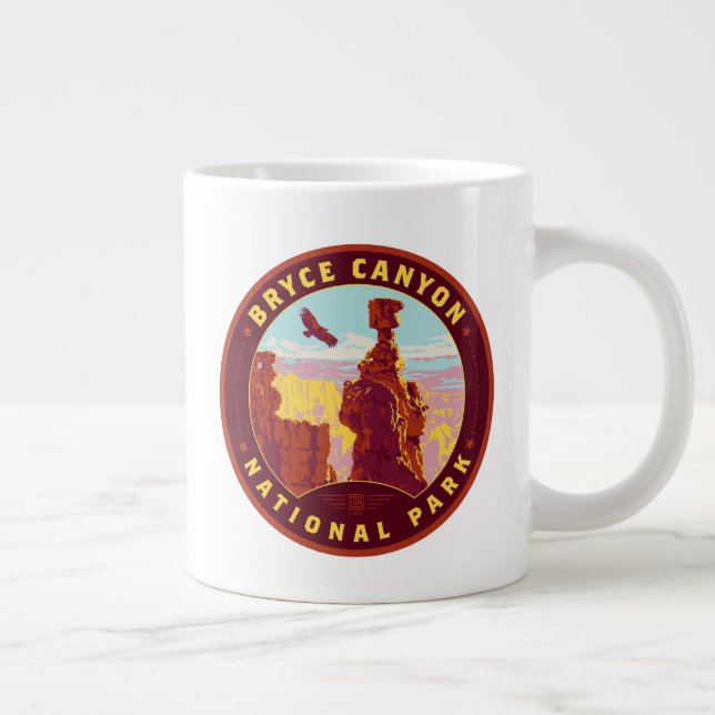 Bryce Canyon National Park Large Coffee Mug (Right)