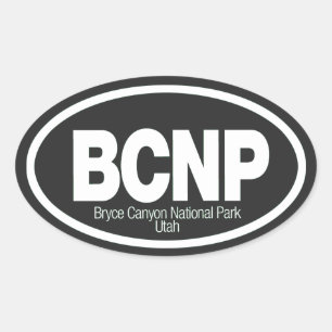 Bryce Canyon National Park Oval Sticker