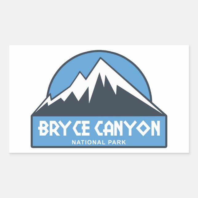 Bryce Canyon National Park Rectangular Sticker (Front)