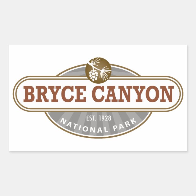 Bryce Canyon National Park Rectangular Sticker (Front)