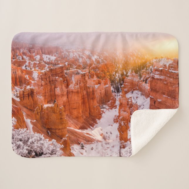 Bryce Canyon National Park Sherpa Blanket (Front (Horizontal))