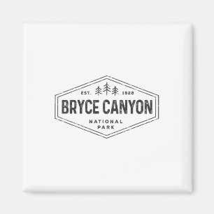 Bryce Canyon National Park Shirt Retro Hexagon Bad Magnet
