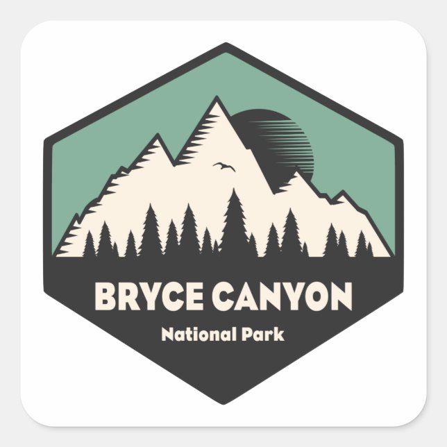 Bryce Canyon National Park Square Sticker (Front)