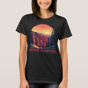Bryce Canyon National Park Sunset Art T-Shirt