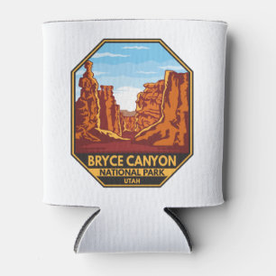  Bryce Canyon National Park Utah Emblem Can Cooler