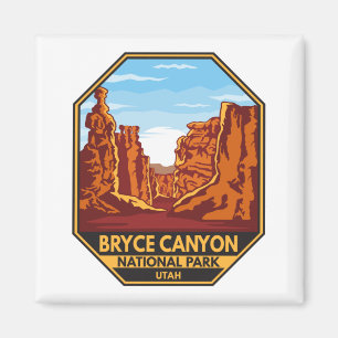 Bryce Canyon National Park Utah Emblem Magnet