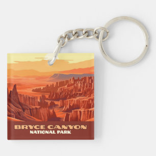Bryce Canyon National Park Utah Mountains Key Ring