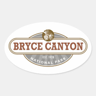 Bryce Canyon National Park Utah Oval Sticker