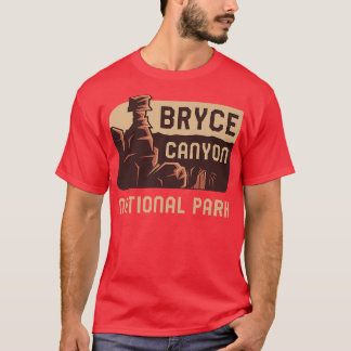 Bryce Canyon National Park Utah Retro Graphic  T-Shirt