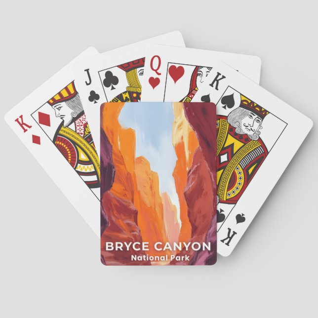 Bryce Canyon National Park | Utah Travel Playing Cards (Back)
