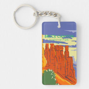 Bryce Canyon National Park Utah Vintage Key Ring