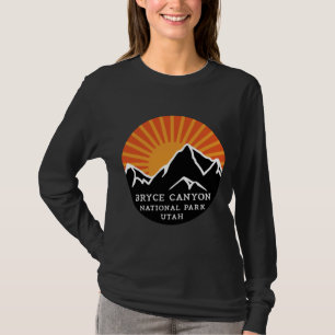 Bryce Canyon National Park Utah Vintage Sunset Mou T-Shirt