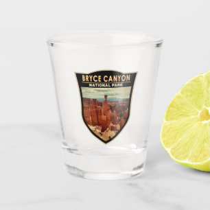  Bryce Canyon National Park Utah Watercolor Shot Glass