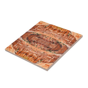 Bryce Canyon Park Utah Landscape Hoodoos Photo Ceramic Tile