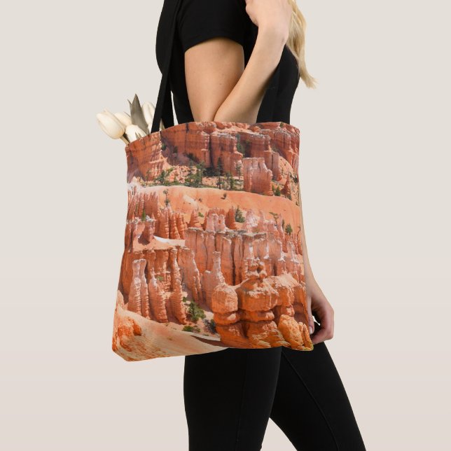 Bryce Canyon Park Utah Landscape Hoodoos Photo Tote Bag (Close Up)