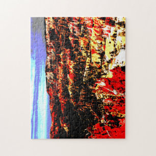 Bryce Canyon Posterisation Amphitheatre Jigsaw Puzzle