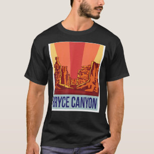 Bryce Canyon Retro National Park Souvenir Utah Roc T-Shirt