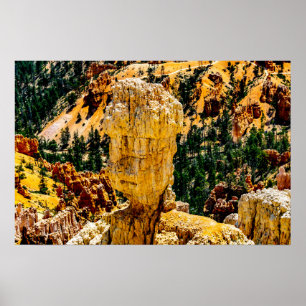 Bryce Canyon Robot Man Poster